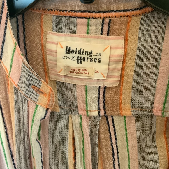 Anthropologie Holding Horses Merida Striped Tunic Top - Picture 14 of 16
